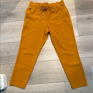 Lululemon Mustard Jogger Pants